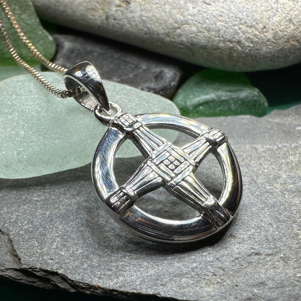 Dundalk Irish Saint Brigid's Cross Necklace