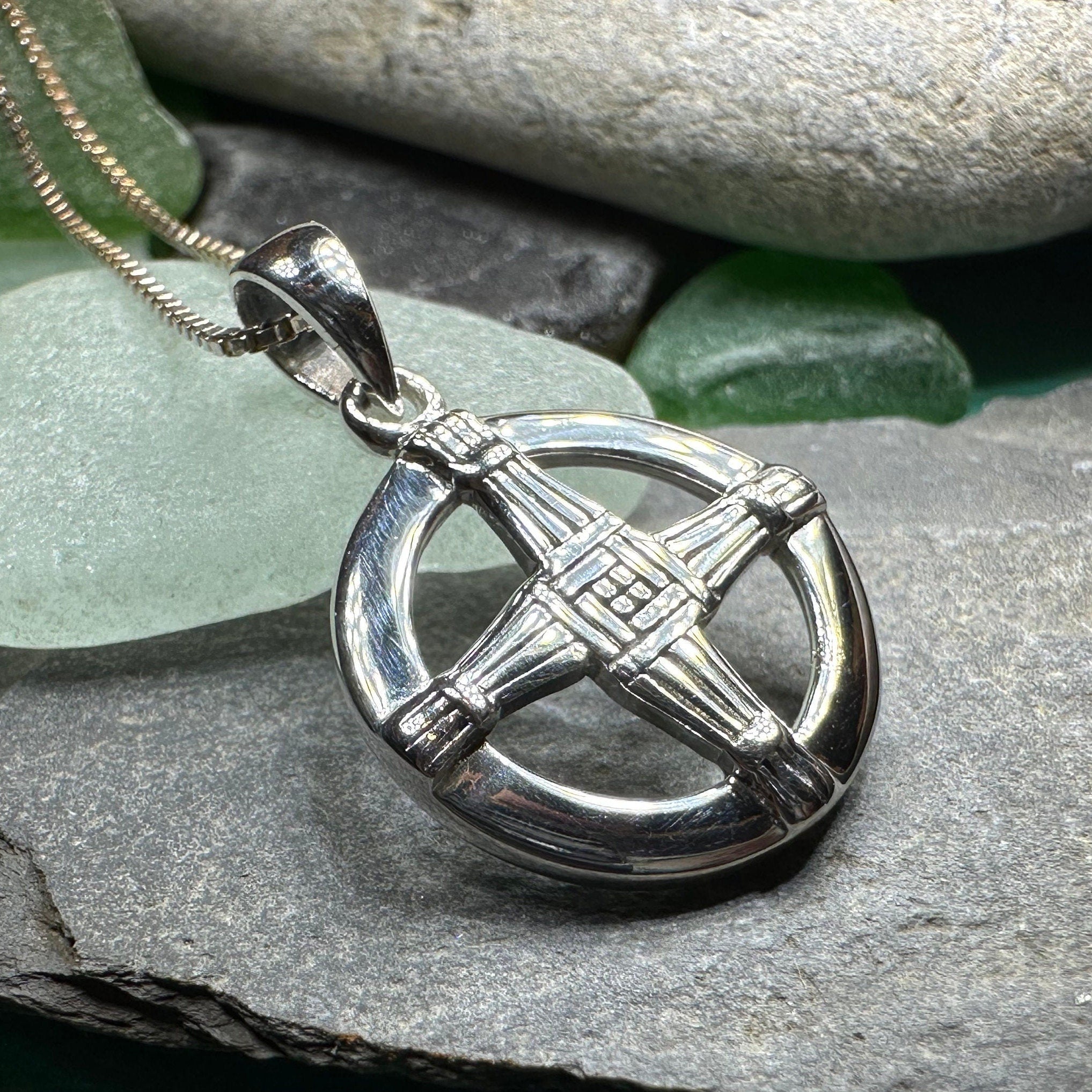 Dundalk Irish Saint Brigid's Cross Necklace