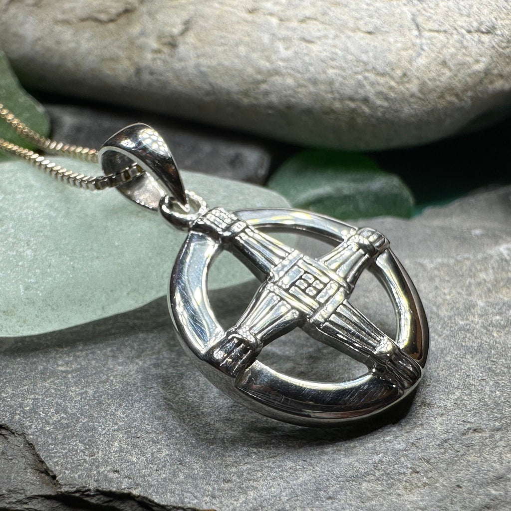 Dundalk Irish Saint Brigid's Cross Necklace
