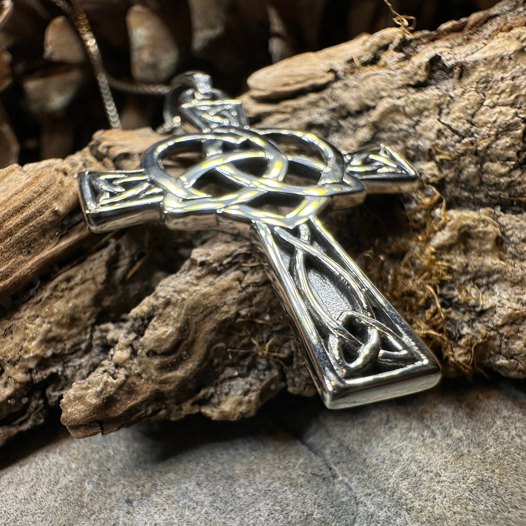 Pure Heart Celtic Cross Necklace