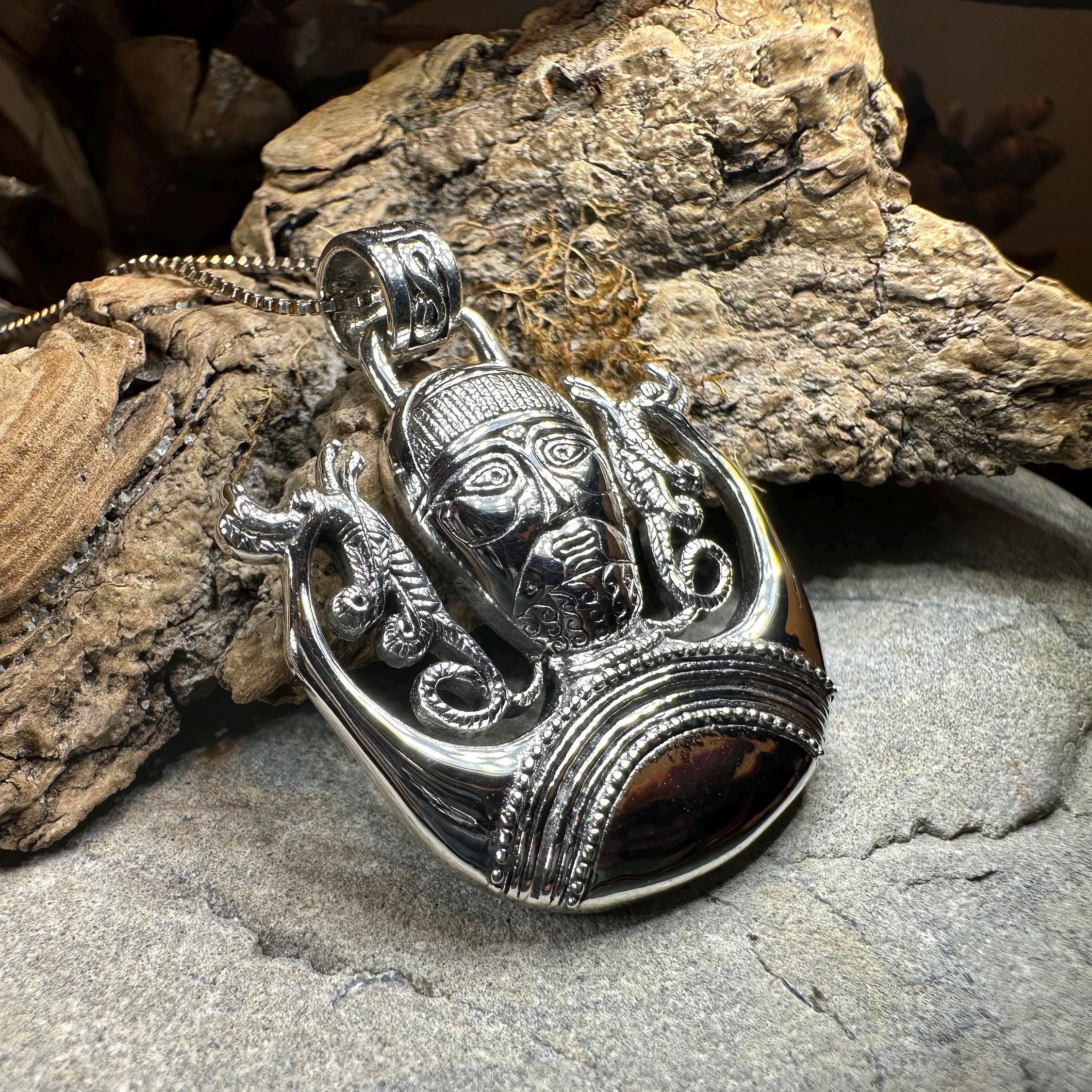 Hunt Master Cernunnos Necklace in Sterling Silver