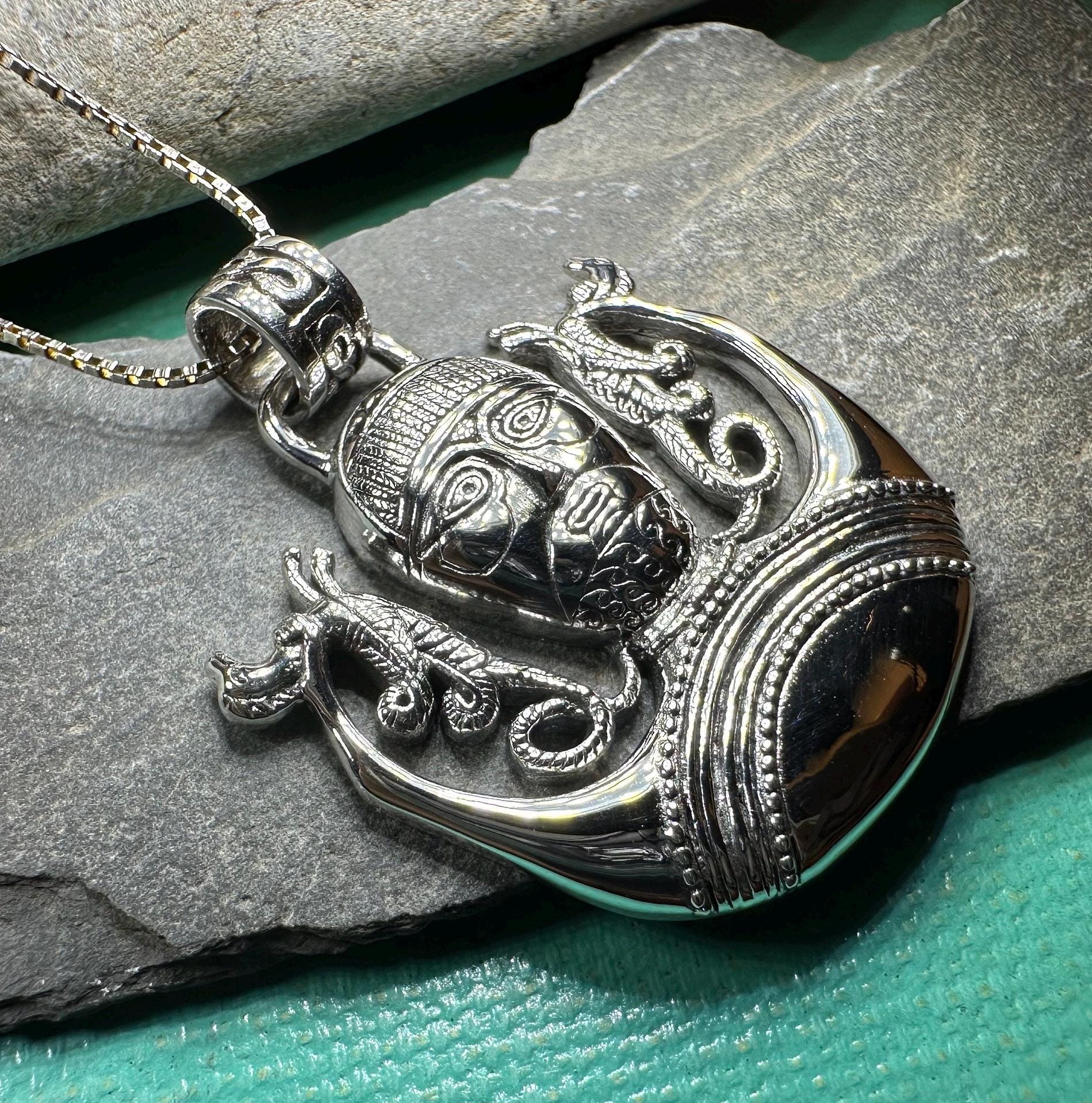 Hunt Master Cernunnos Necklace in Sterling Silver