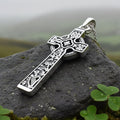 The Quinn Irish Harp Celtic Cross Necklace