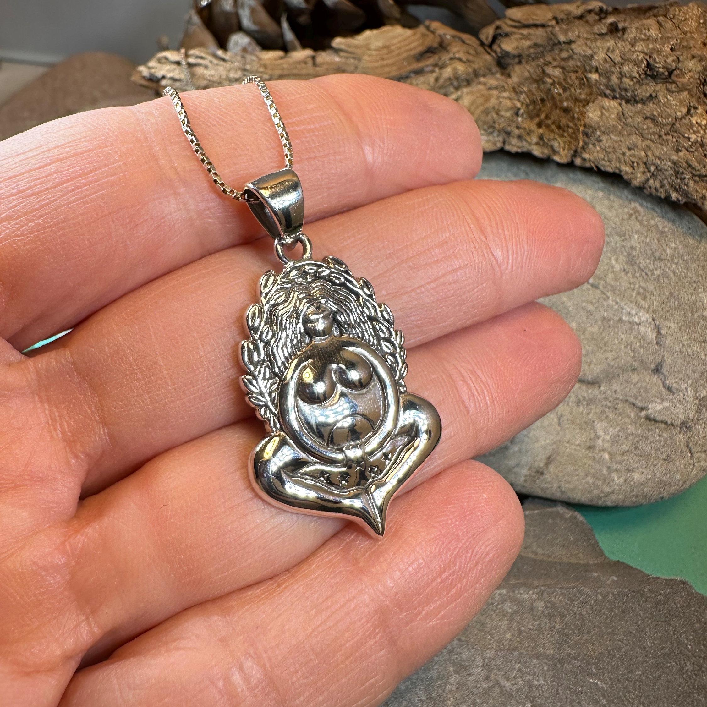 Gaia Earth Goddess Necklace
