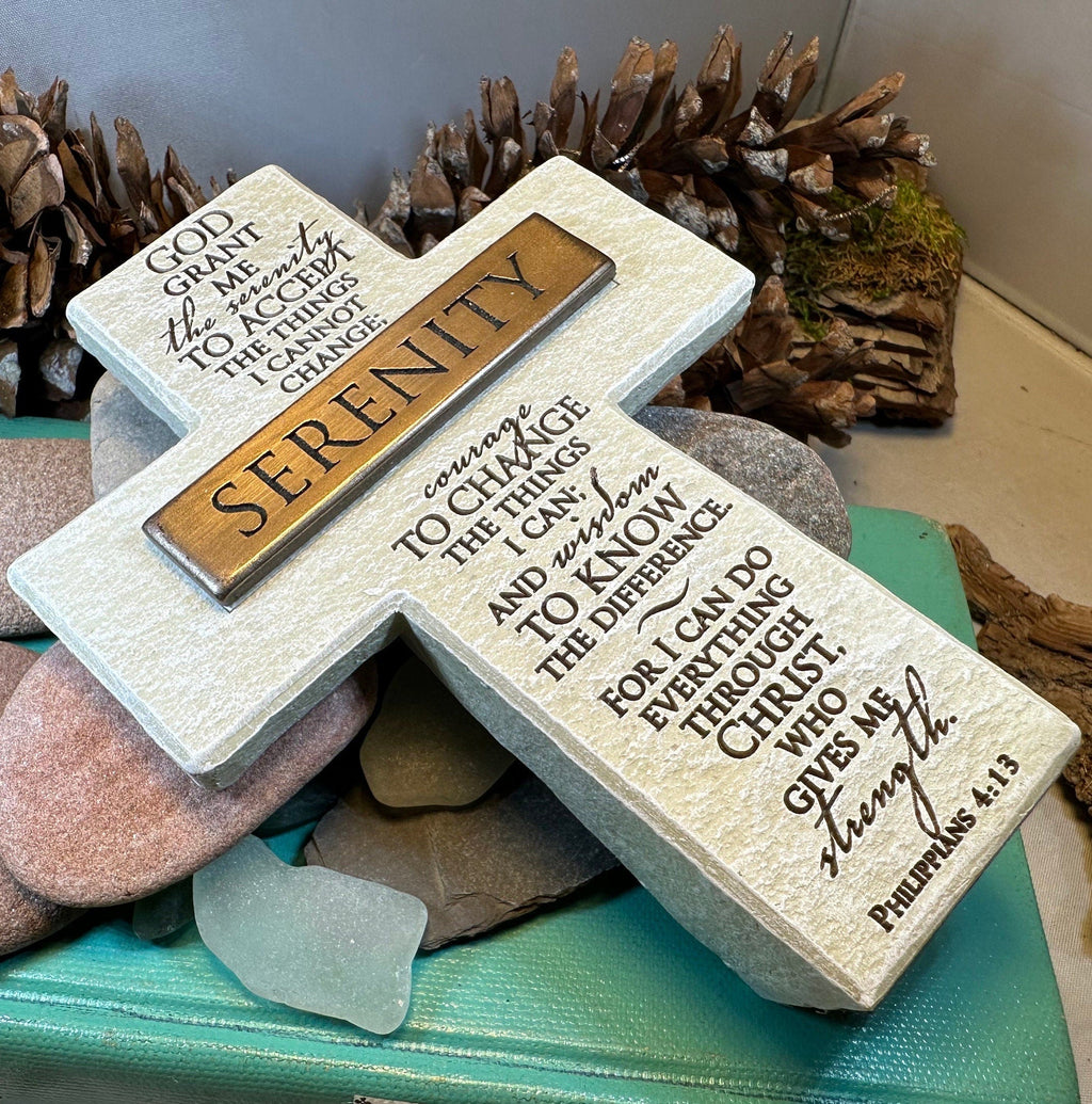 Serenity Prayer Standing Cross