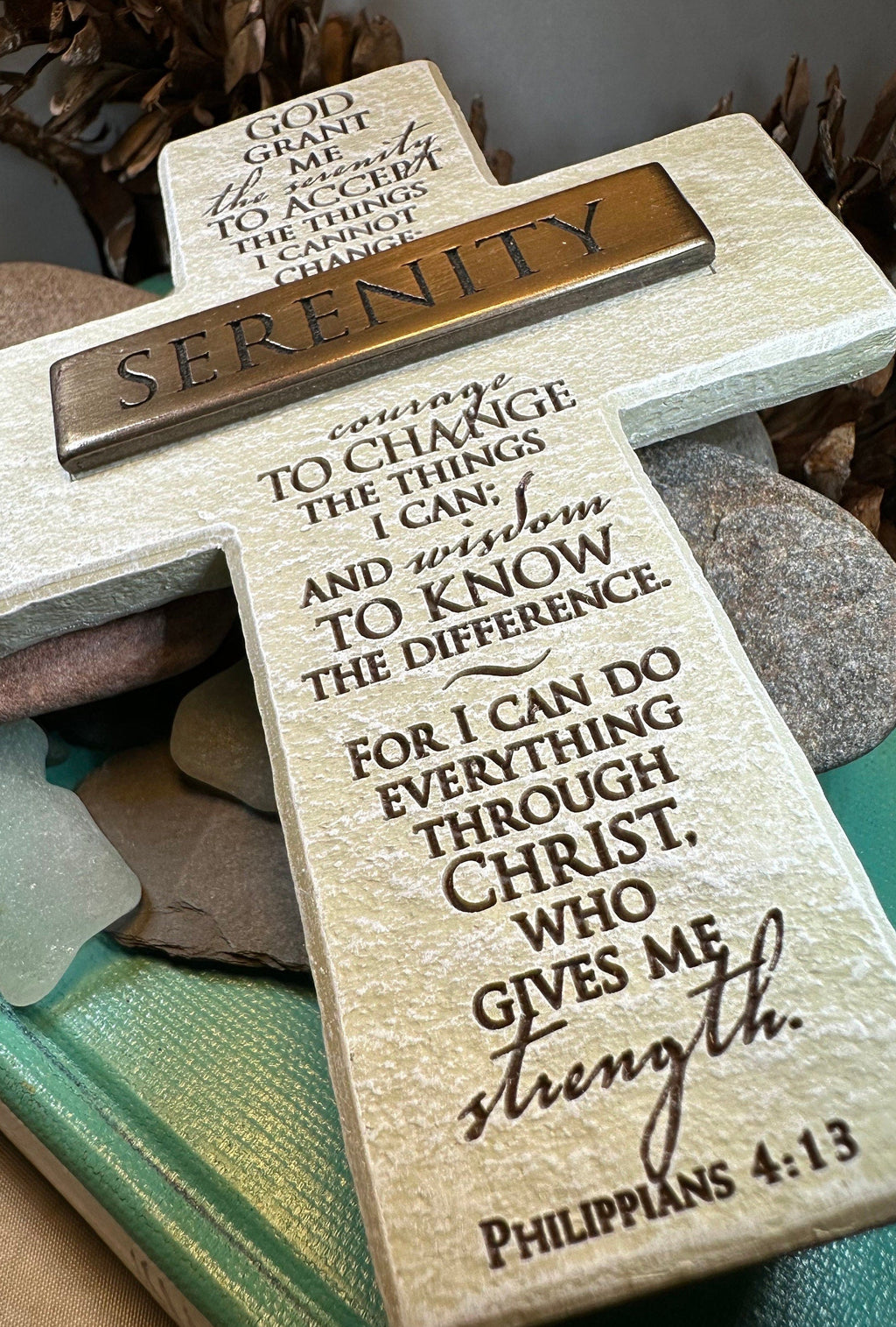 Serenity Prayer Standing Cross