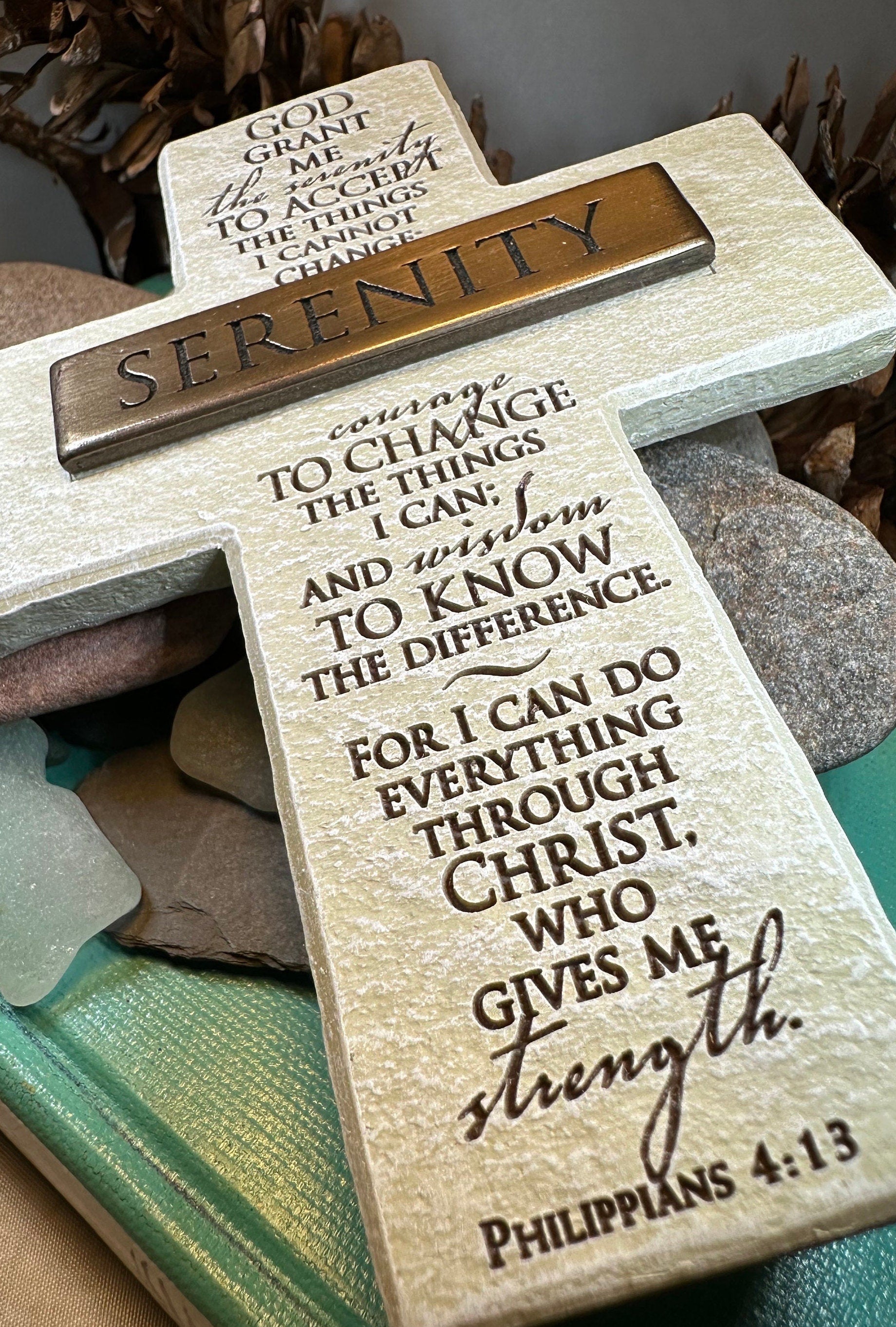 Serenity Prayer Standing Cross