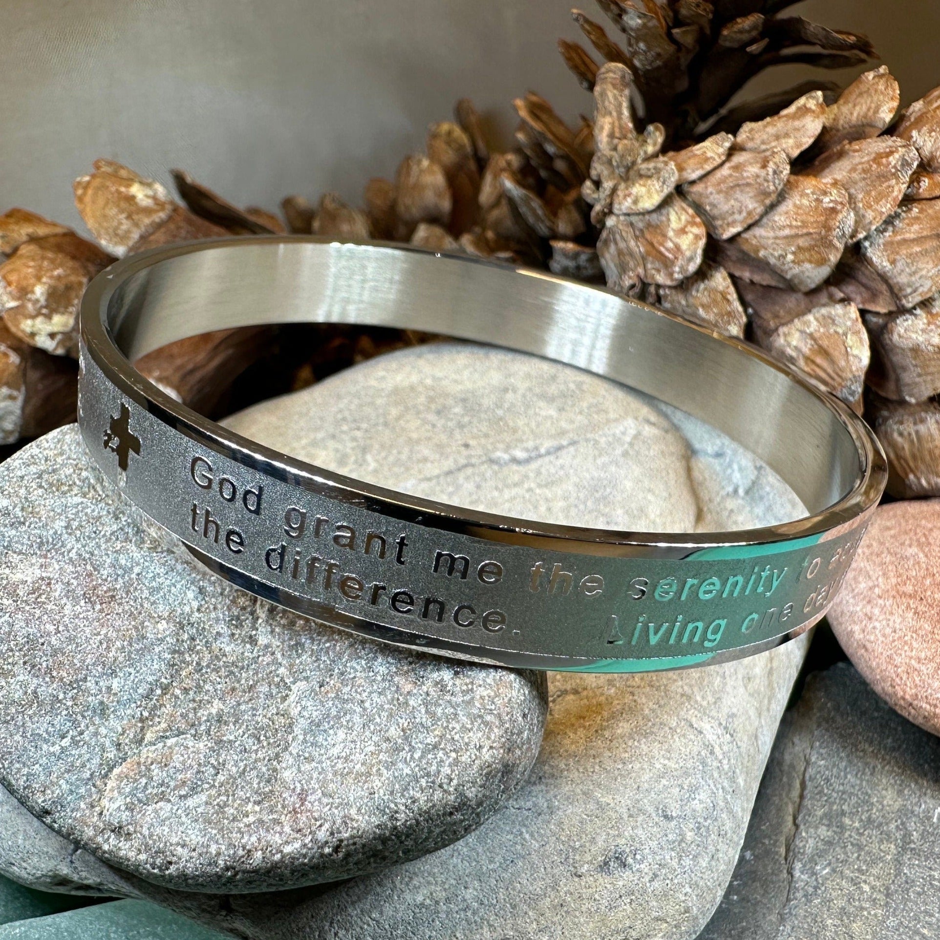 Serenity Prayer Bangle Bracelet