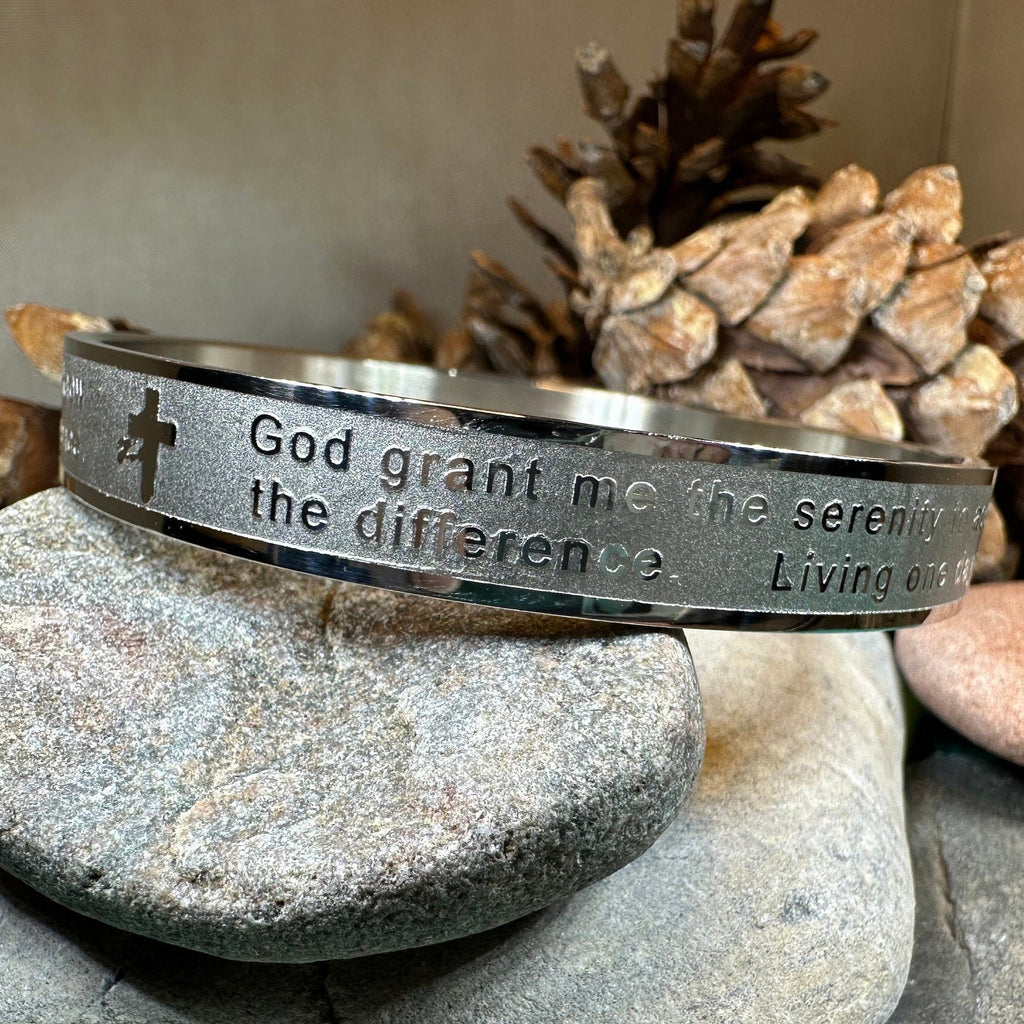Serenity Prayer Bangle Bracelet