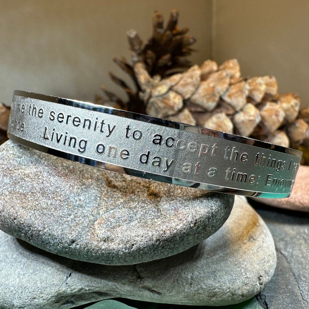 Serenity Prayer Bangle Bracelet