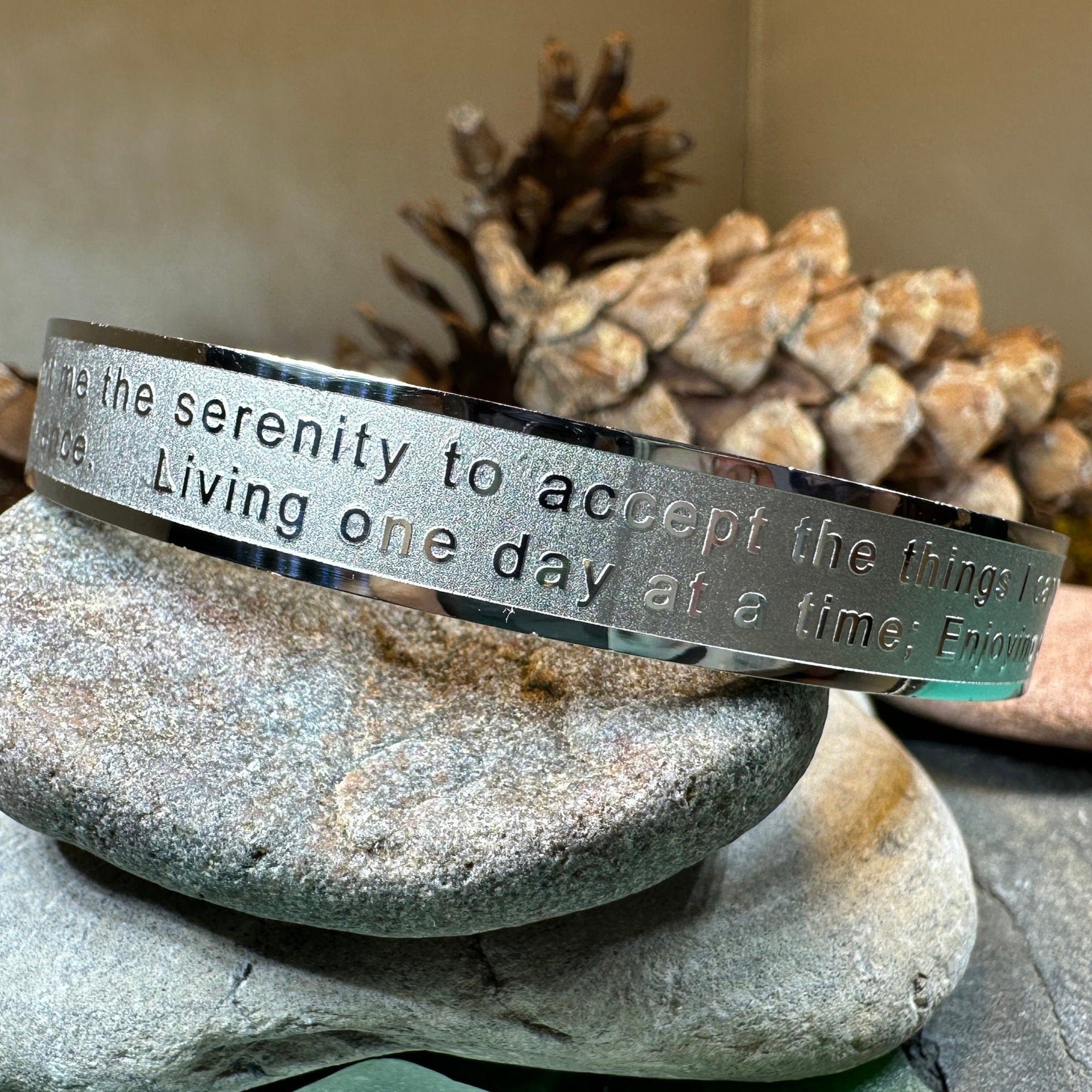 Serenity Prayer Bangle Bracelet