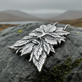 Montgeon Green Man Necklace in Sterling Silver