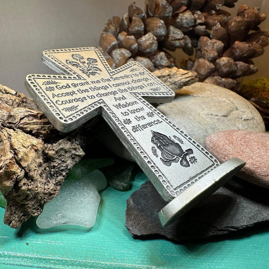 Serenity Prayer Standing Cross