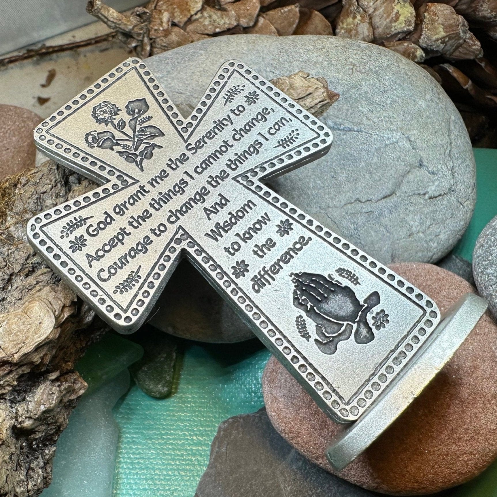 Serenity Prayer Standing Cross