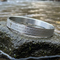 Steel Christian Prayer Bracelet