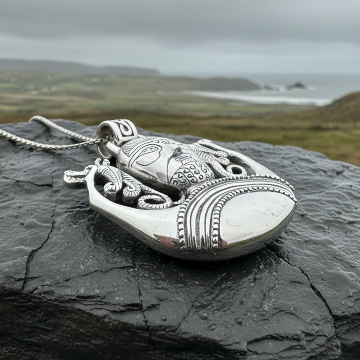 Hunt Master Cernunnos Necklace in Sterling Silver