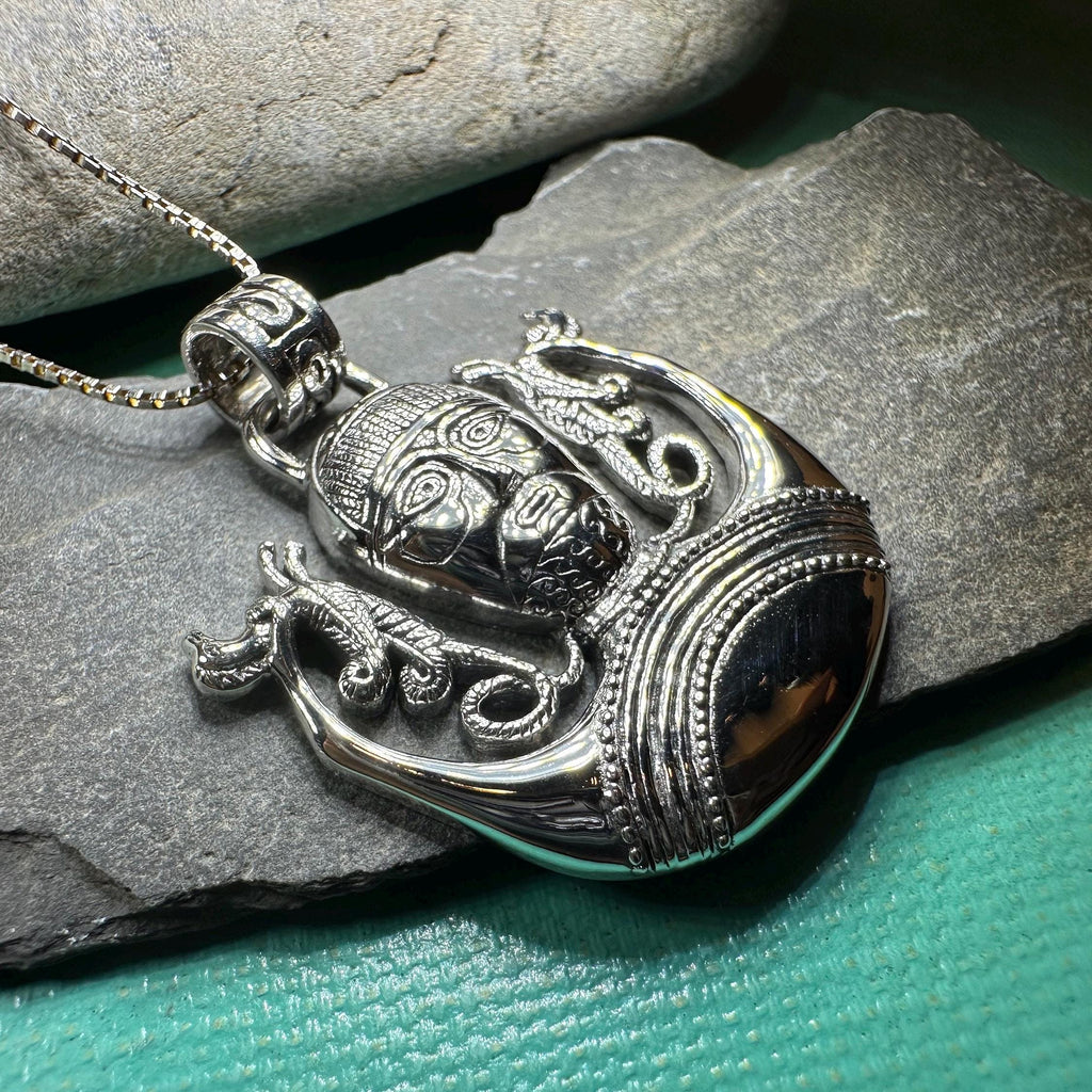 Hunt Master Cernunnos Necklace in Sterling Silver