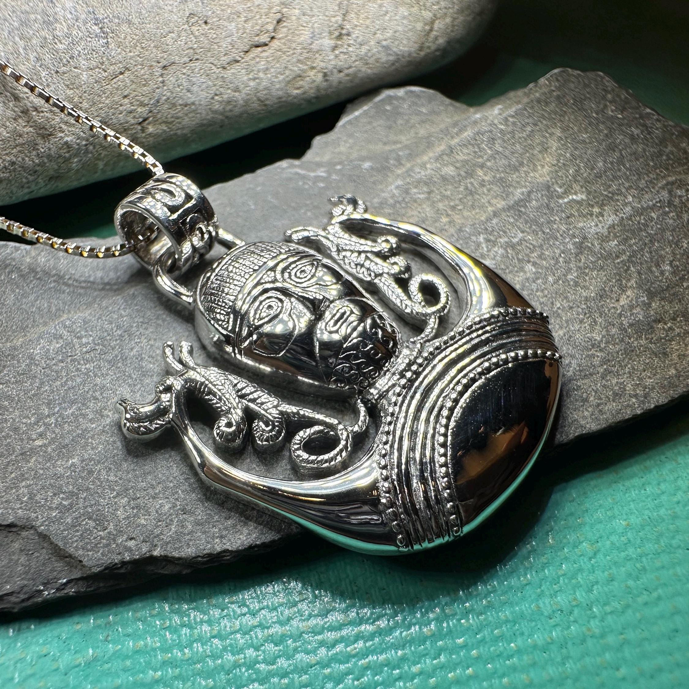 Hunt Master Cernunnos Necklace in Sterling Silver