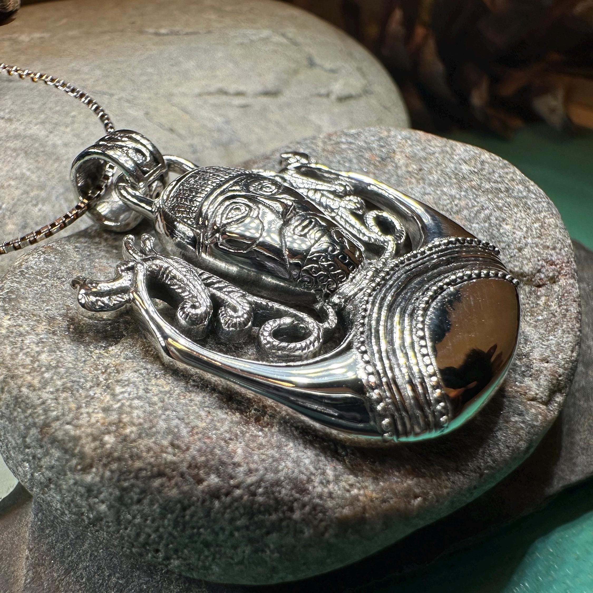 Hunt Master Cernunnos Necklace in Sterling Silver