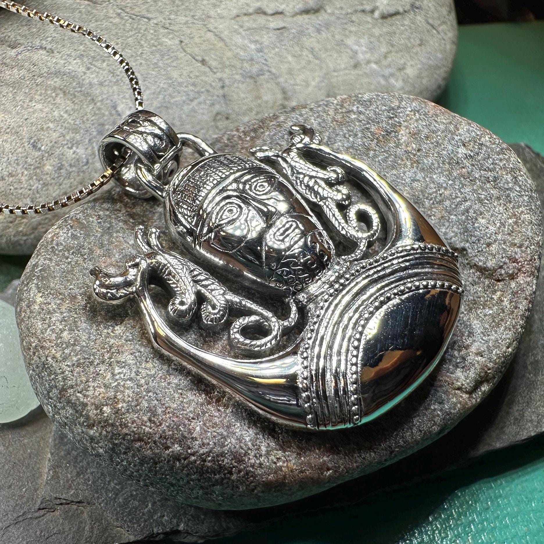 Hunt Master Cernunnos Necklace in Sterling Silver