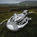 Hunt Master Cernunnos Necklace in Sterling Silver
