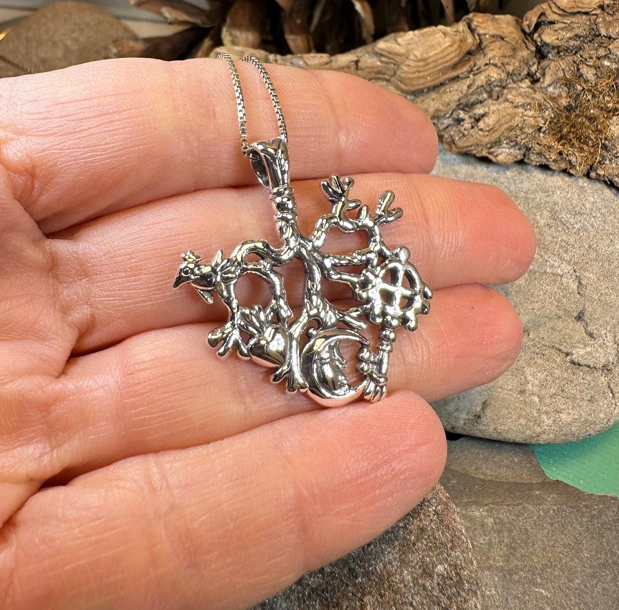 Legendary Italian Cimaruta Pendant in Sterling Silver