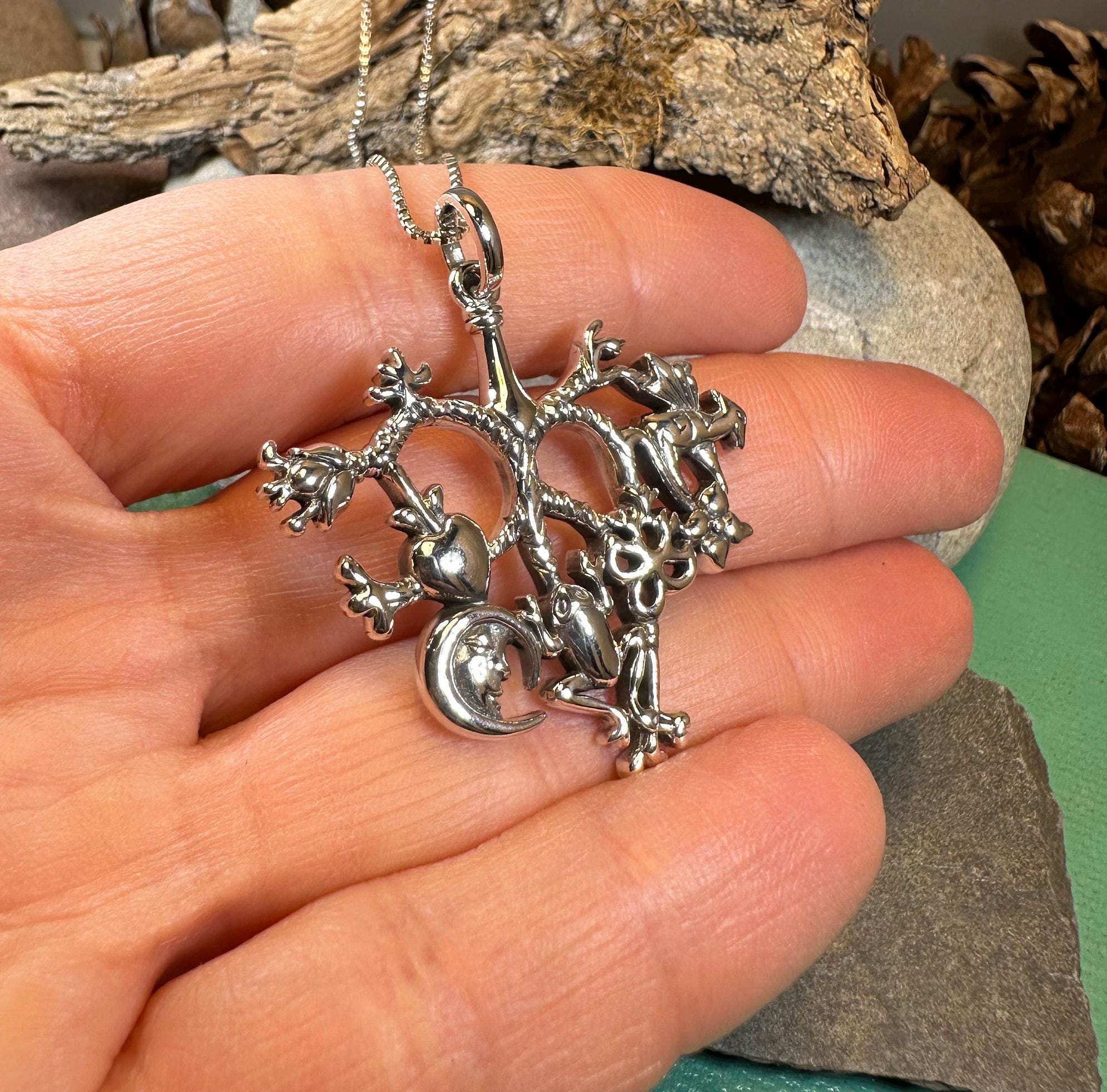 Large Stregheria Cimaruta Pendant