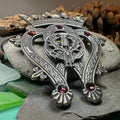 Highland Luckenbooth Plaid Pin - Handmade in Scotland
