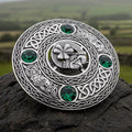 Large Irish Pride Claddagh Plaid Pin