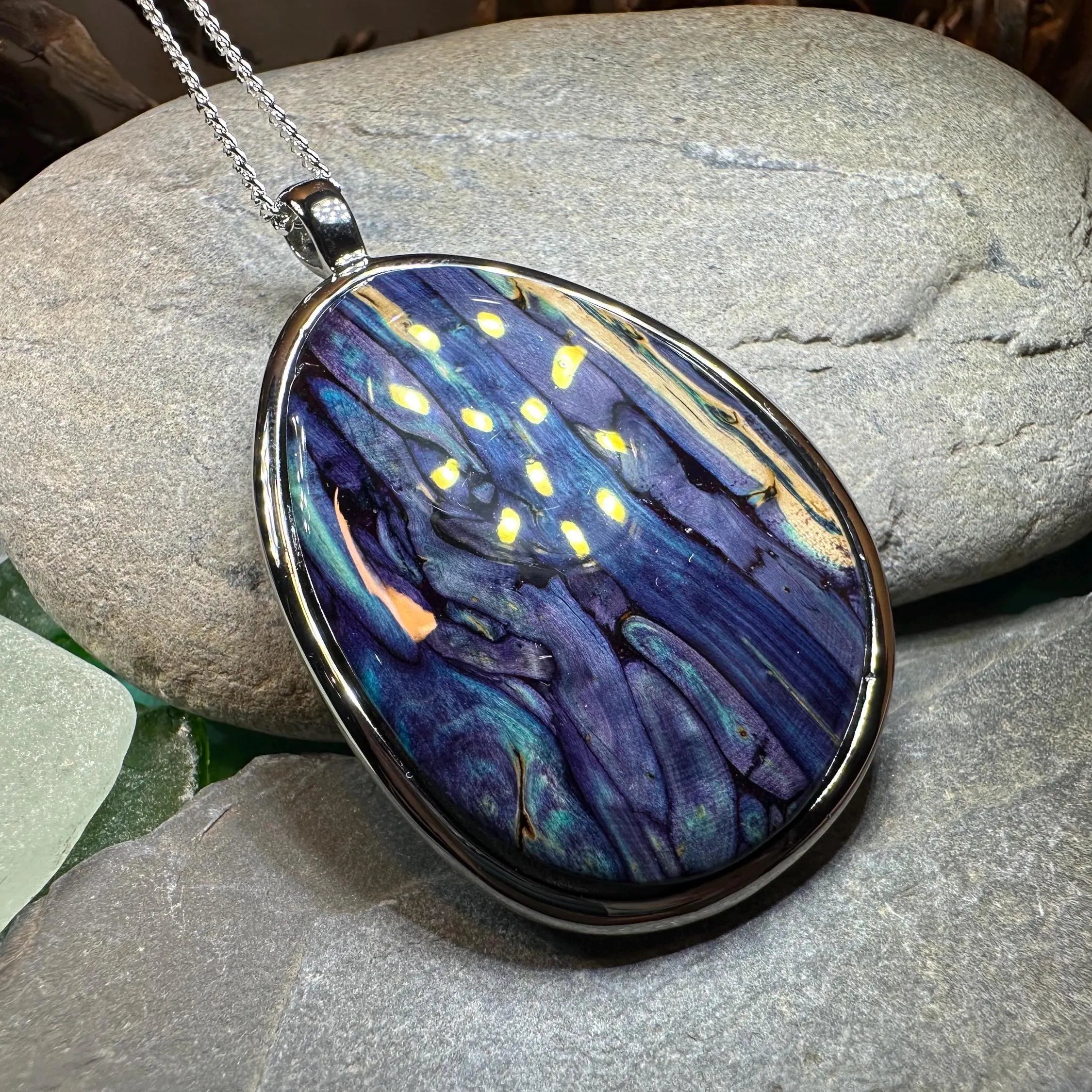 Scottish Organic Heathergems Necklace - Handmade in Scotland