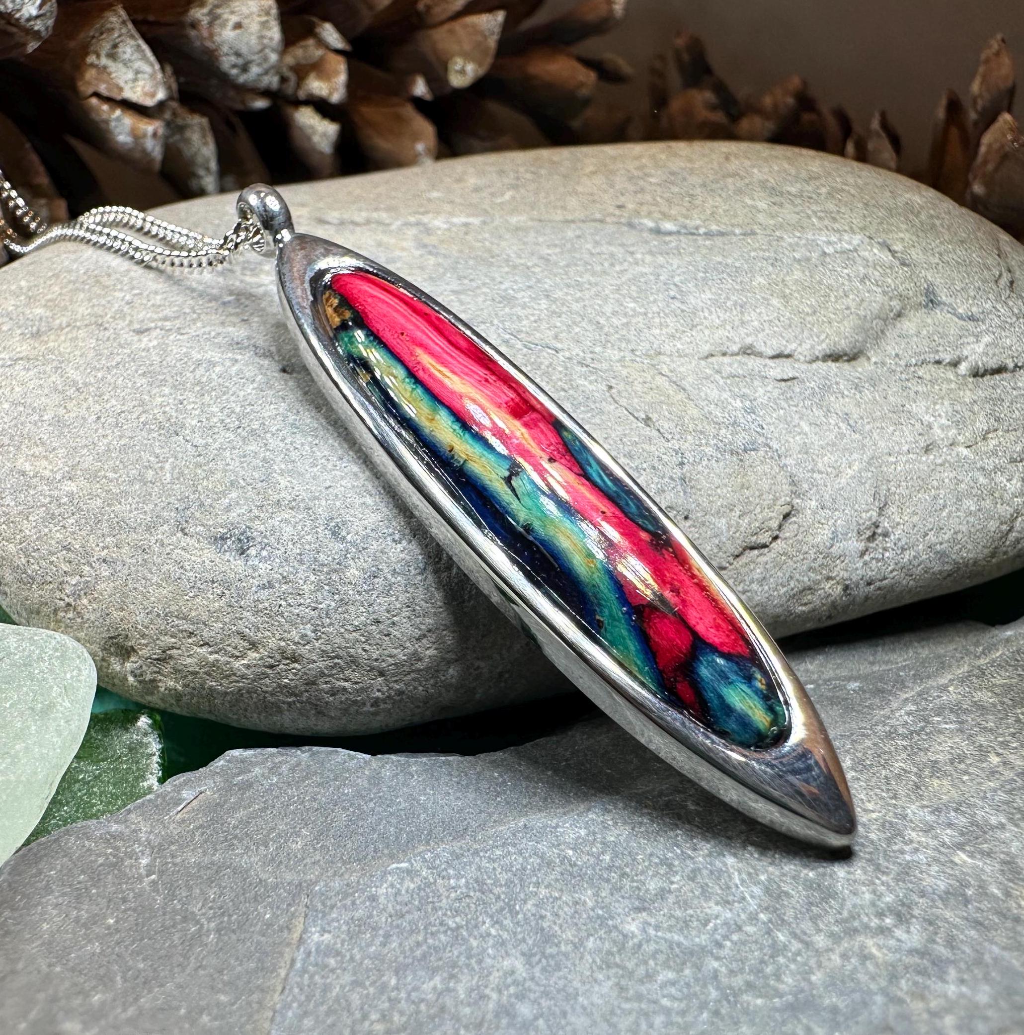 Scottish Highlands Heathergems Necklace - Handmade in Scotland