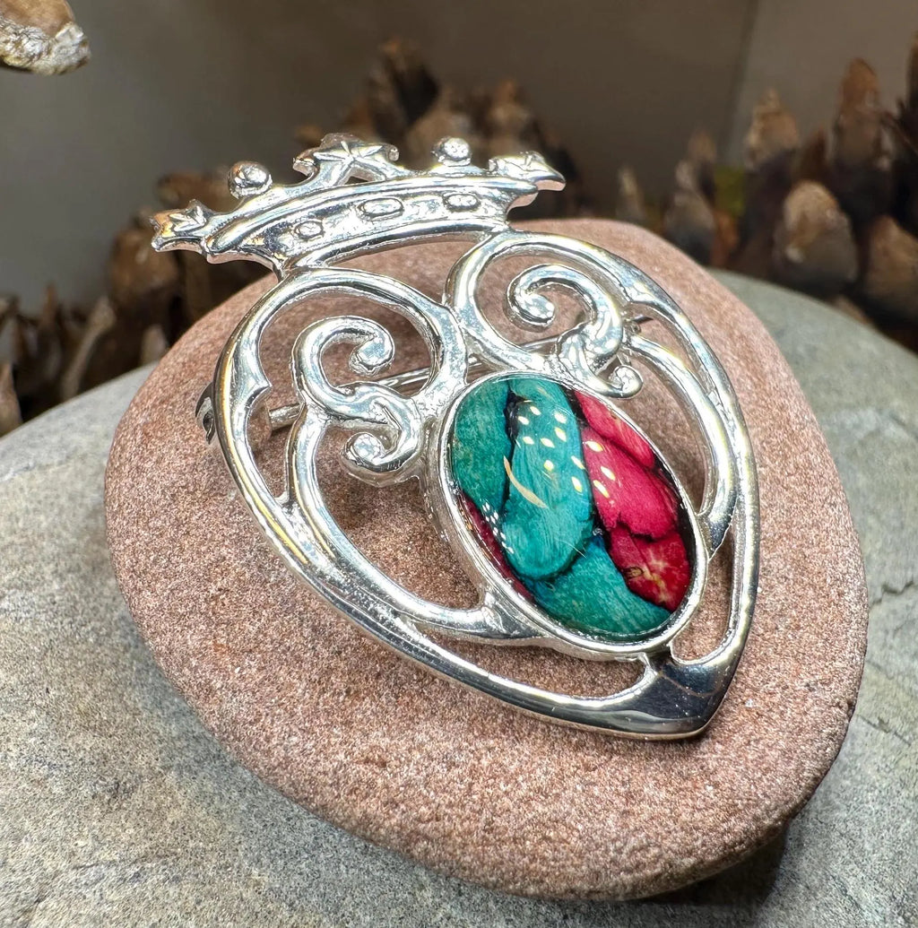 Heathergems Luckenbooth Brooch - Handmade in Scotland