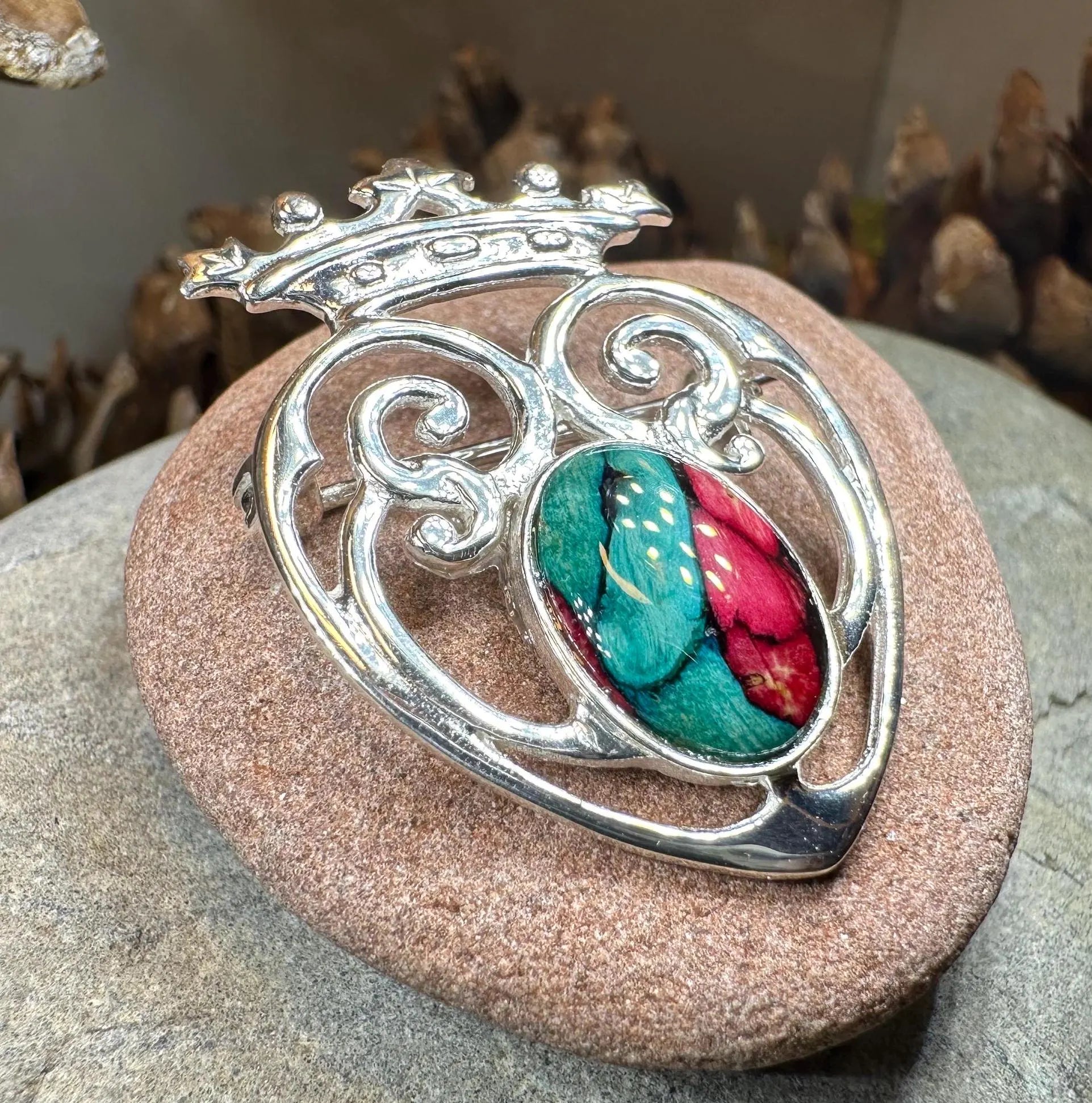 Heathergems Luckenbooth Brooch - Handmade in Scotland