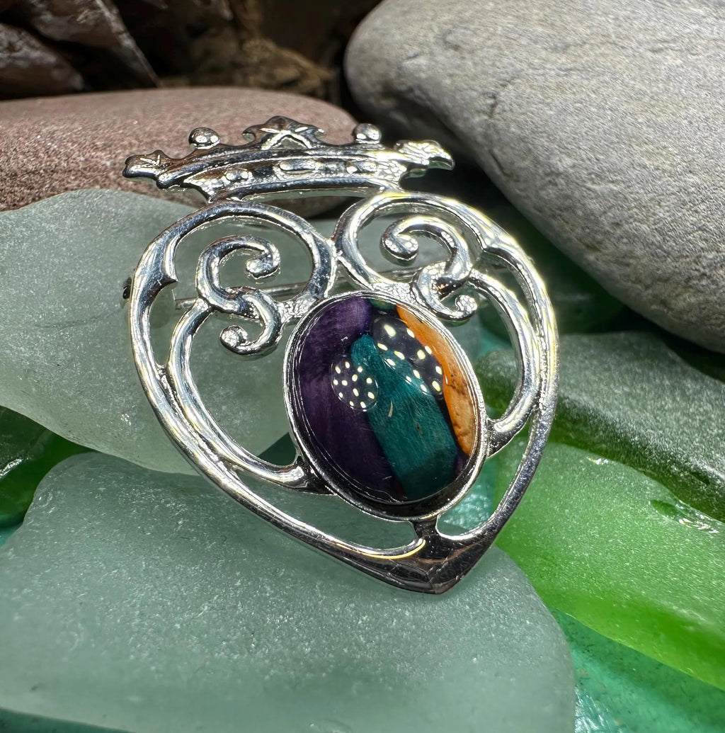 Heathergems Luckenbooth Brooch - Handmade in Scotland