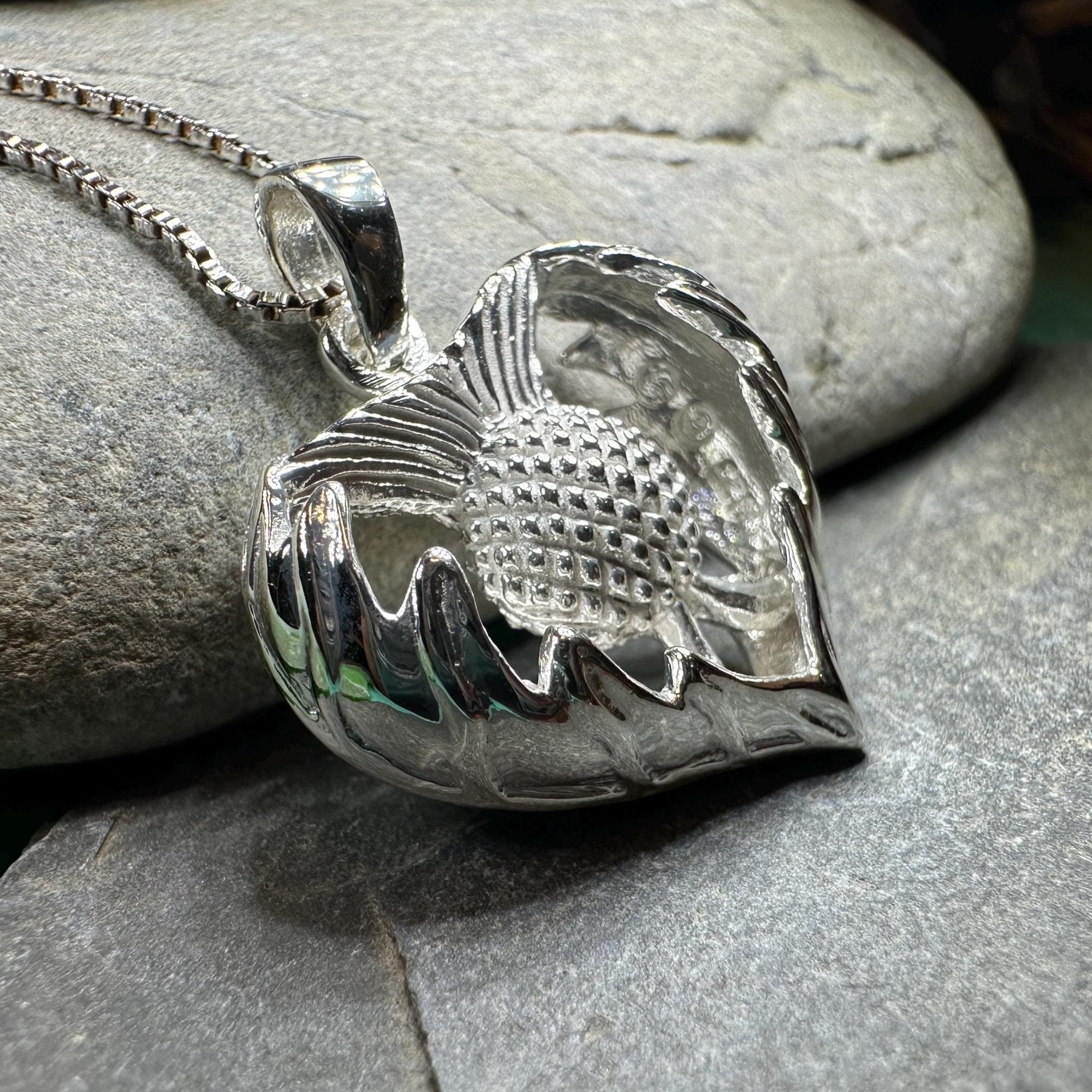Annora Scottish Thistle Necklace