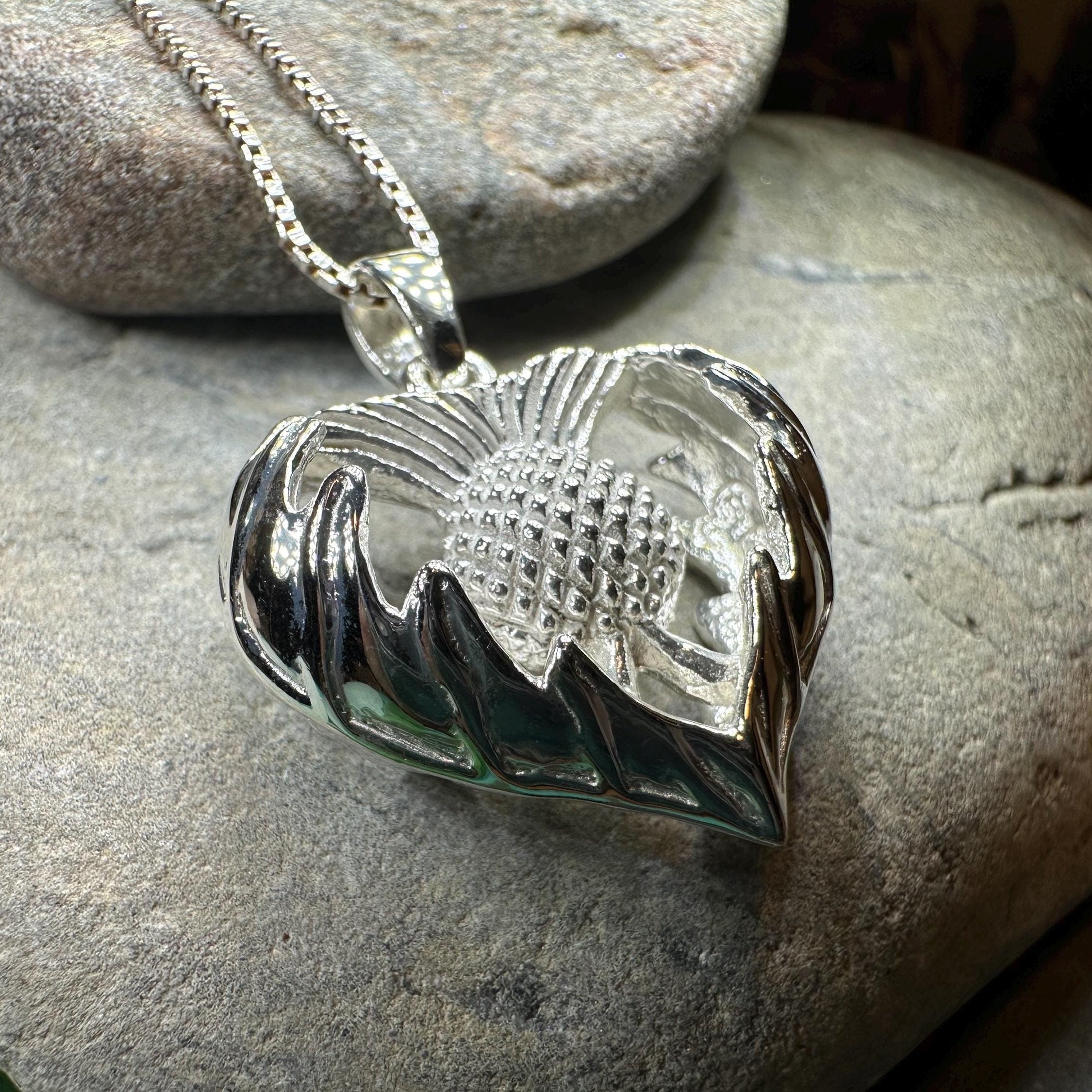 Annora Scottish Thistle Necklace