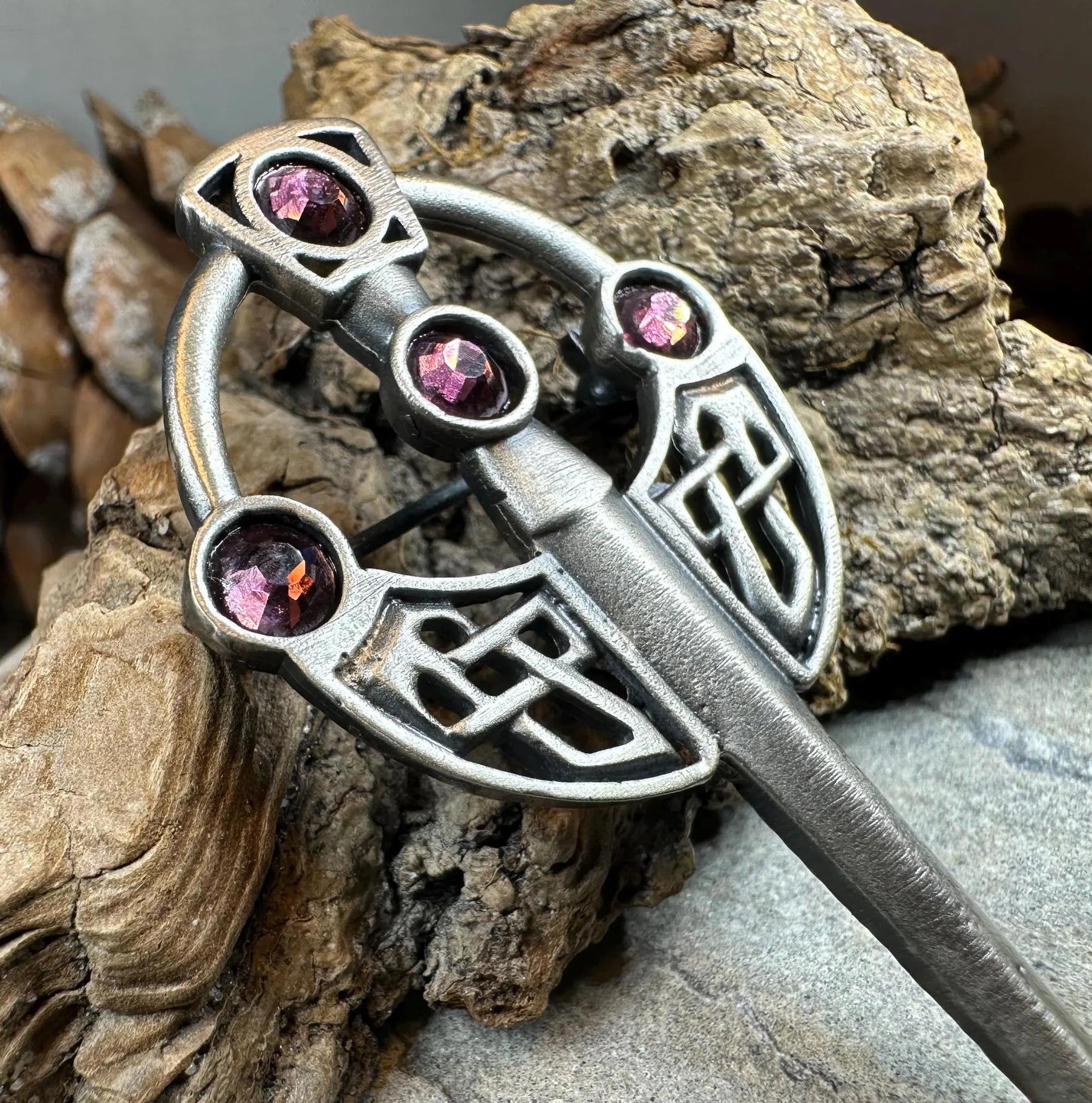 Penannular Celtic Kilt Pin - Handmade in Scotland