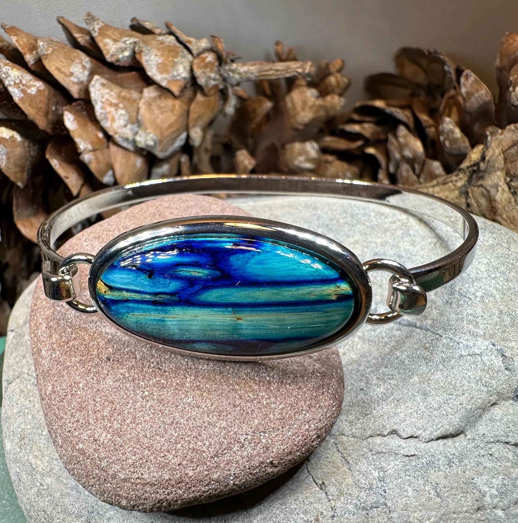 Scottish Heathergems Celtic Bracelet - Handmade in Scotland
