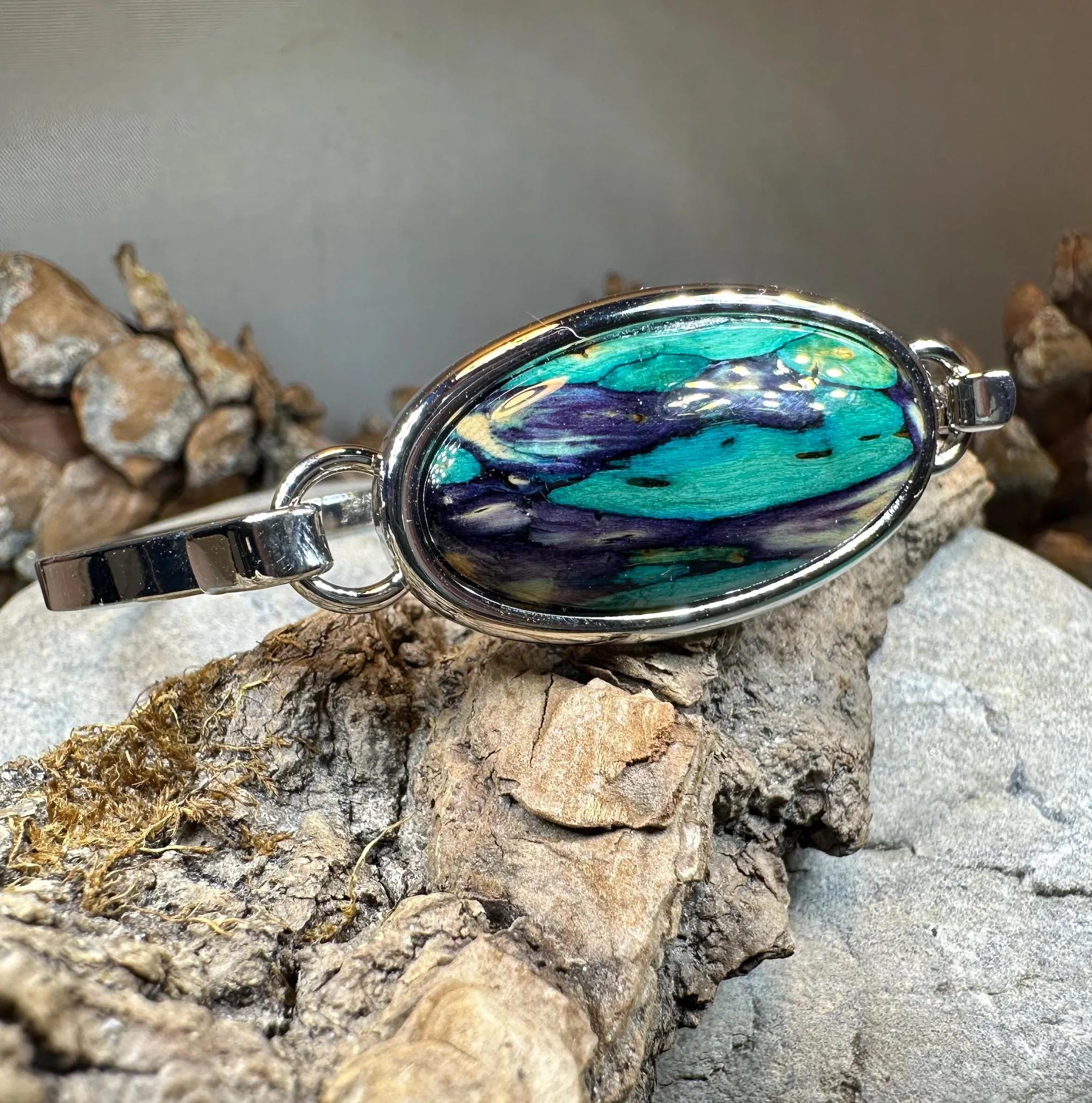 Scottish Heathergems Celtic Bracelet - Handmade in Scotland