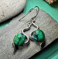 Heathergems Celtic Wiggle Earrings - Handmade in Scotland
