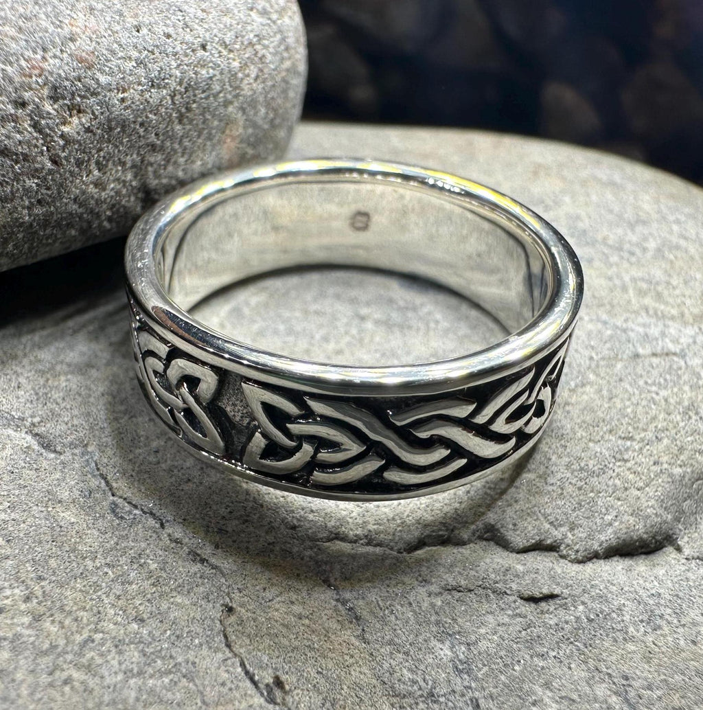 Dàil Celtic Ring in Sterling Silver