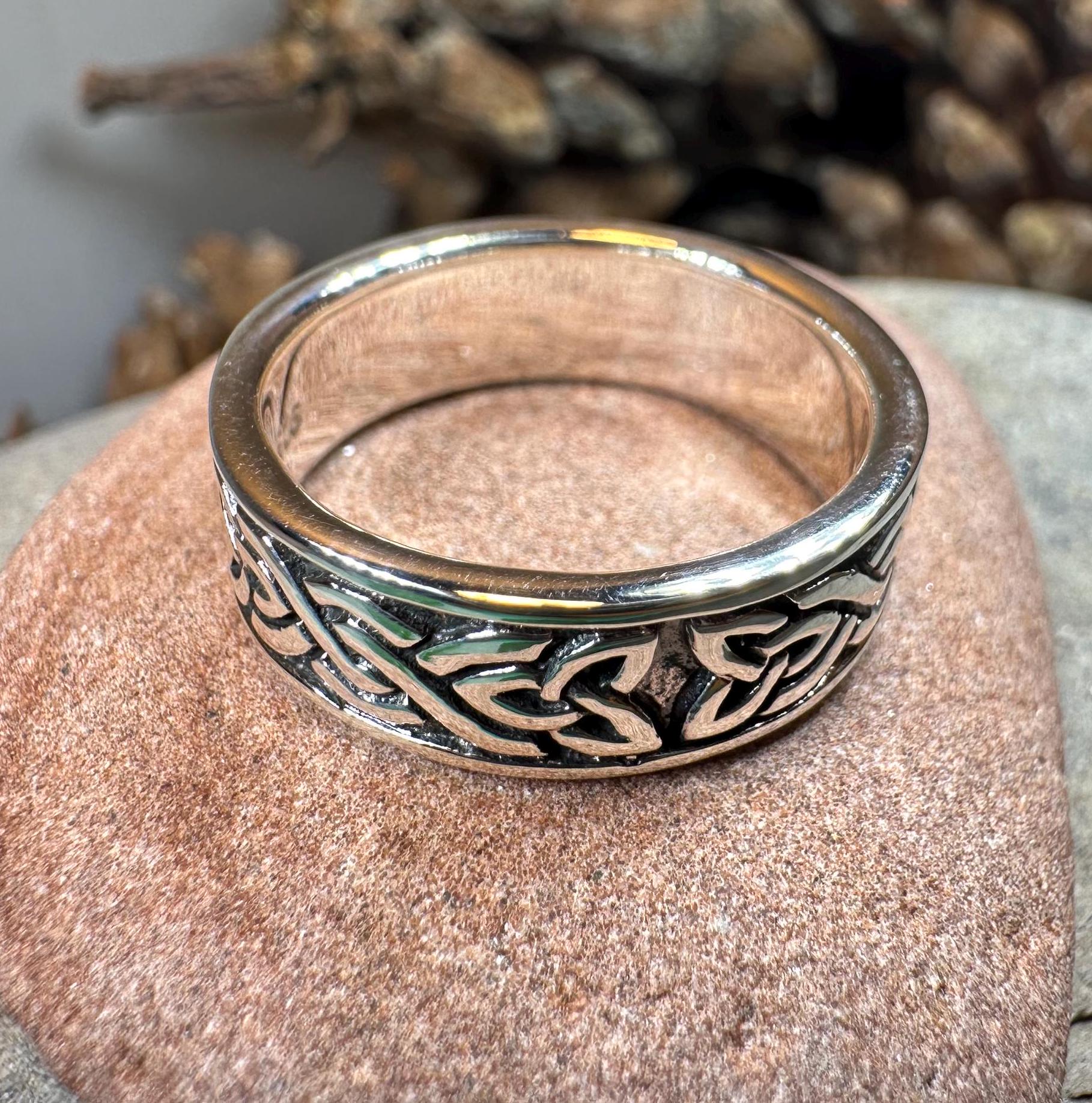 Dàil Celtic Ring in Sterling Silver