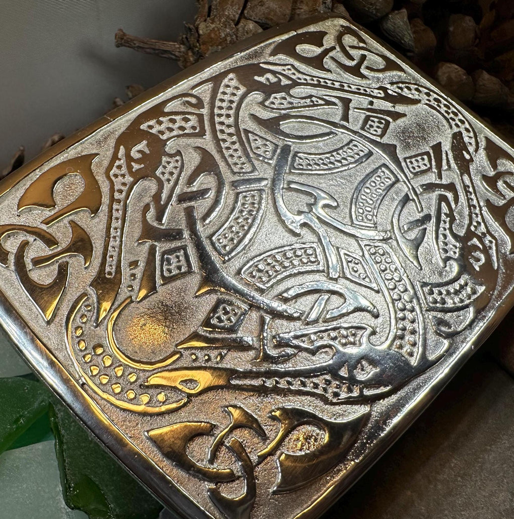 Celtic Viking Kilt Belt Buckle - Handmade in Scotland