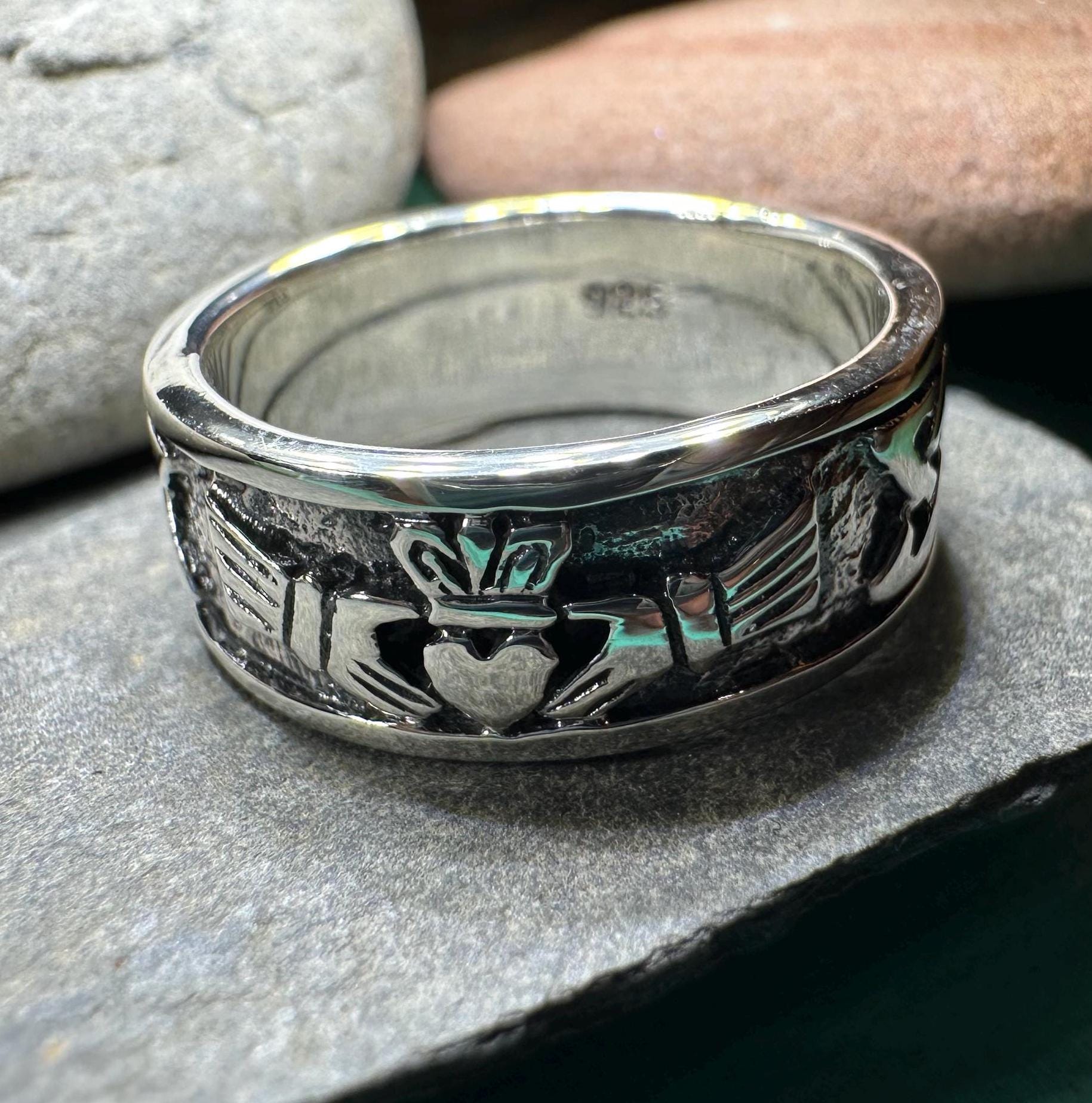 Gu Là Luain Celtic Claddagh Ring