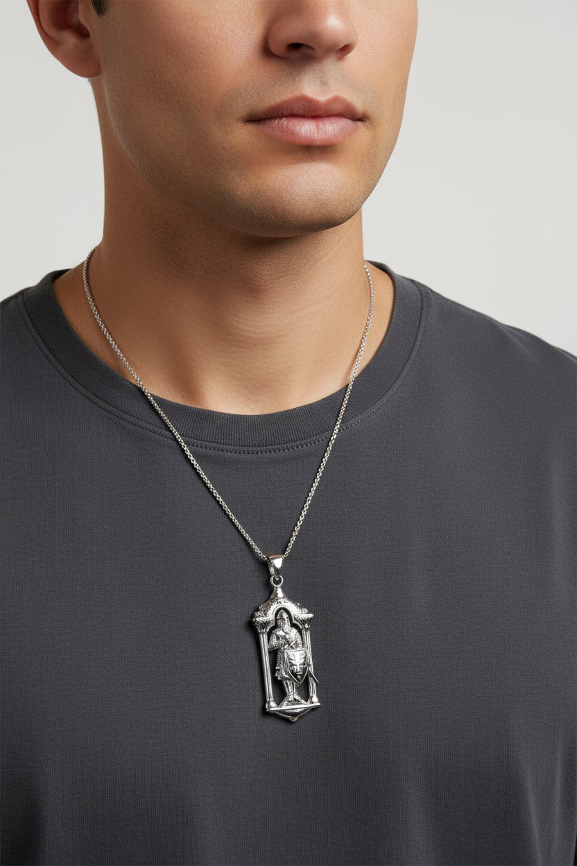 Templar Knight Medieval Pendant