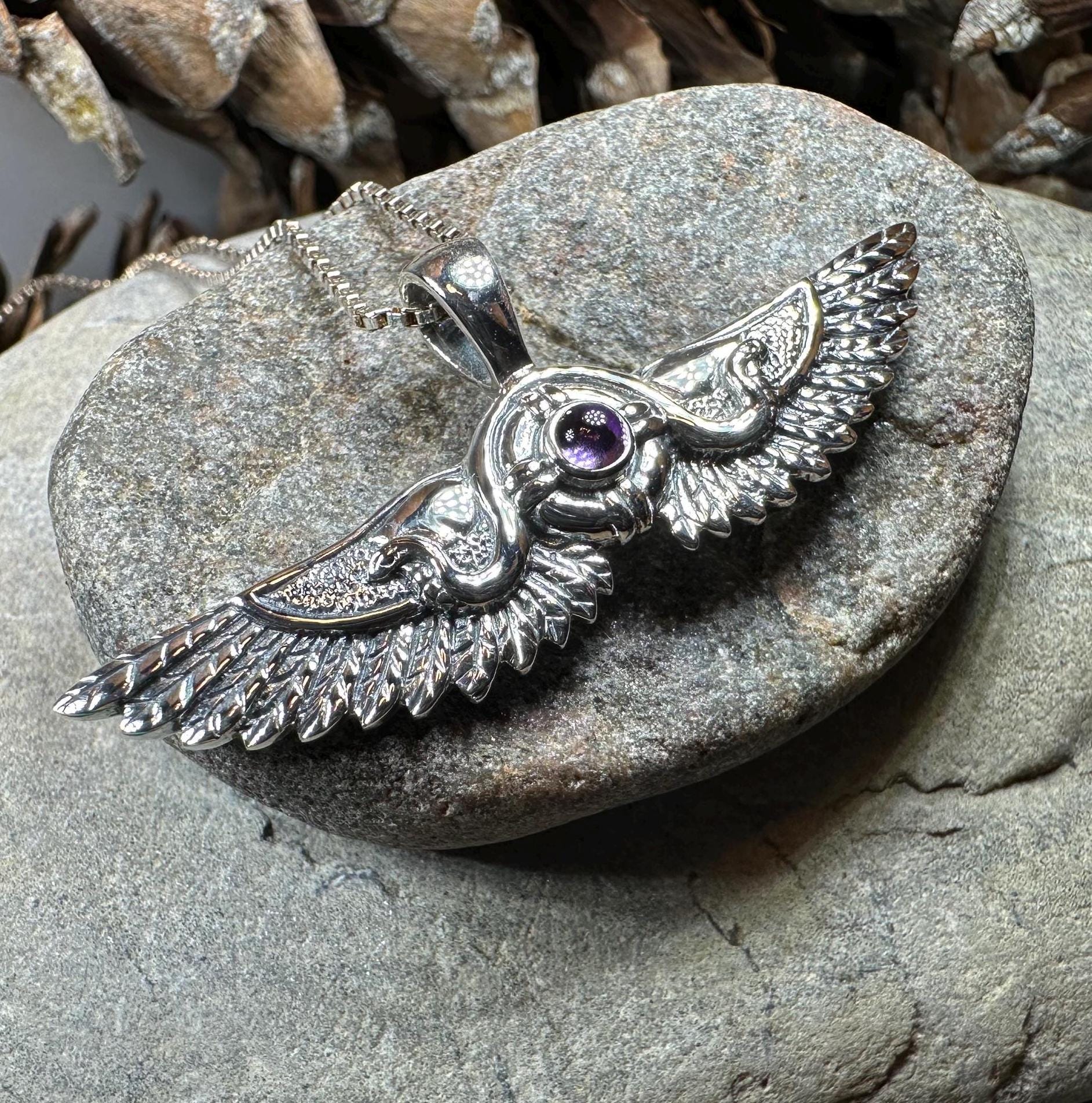 Winged Sun Egyptian Pendant