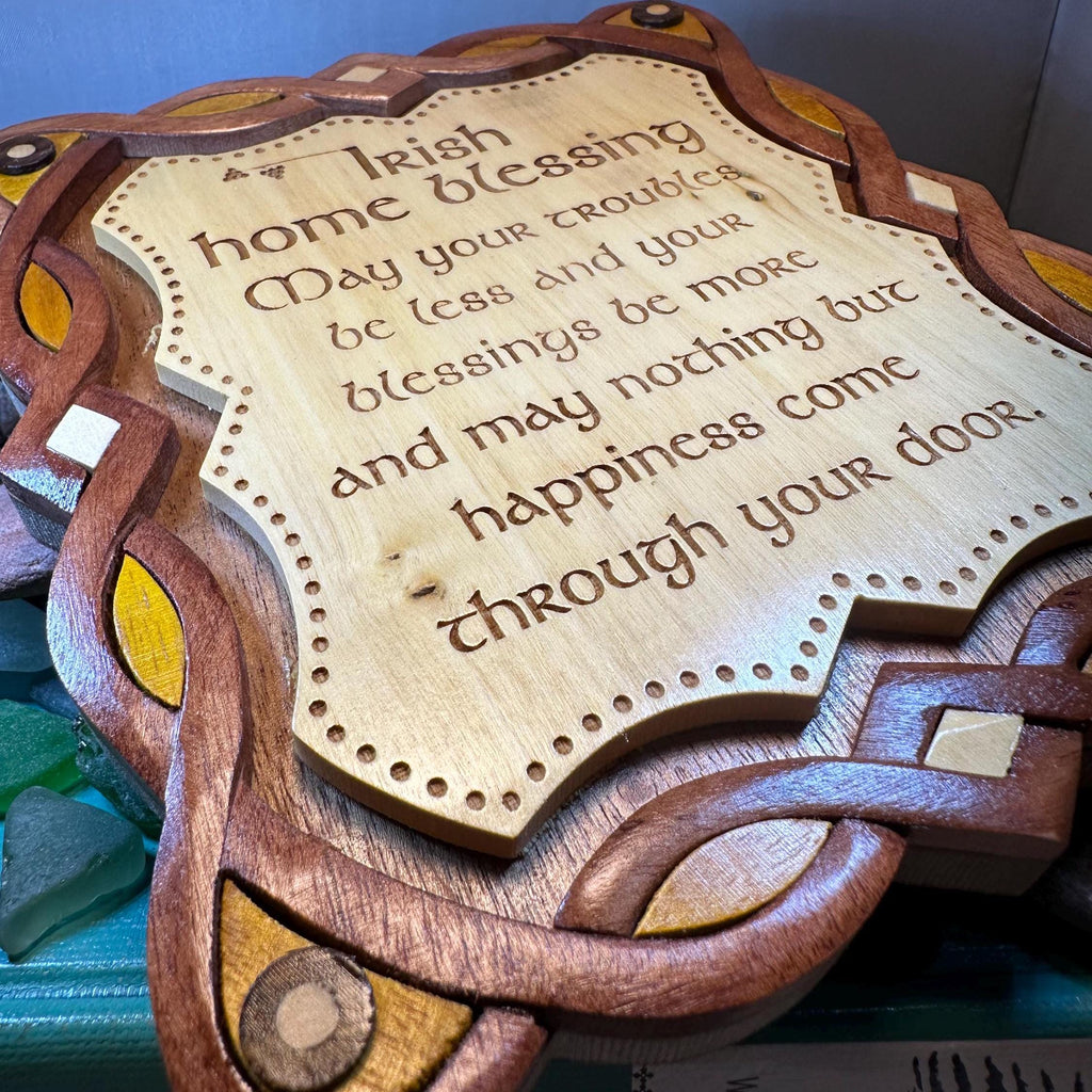Wooden Irish Home Blessing Wall Plaque