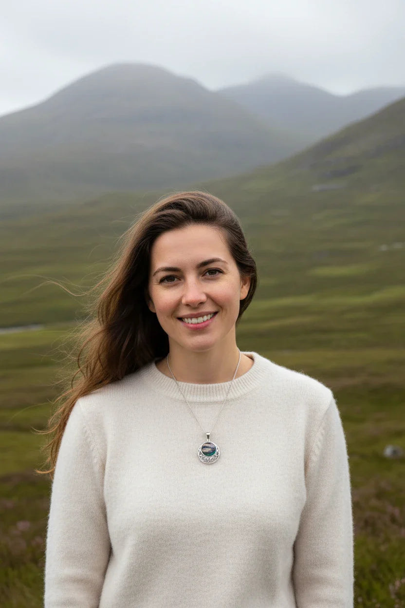 Scottish Heathergems Orla Necklace - Handmade in Scotland