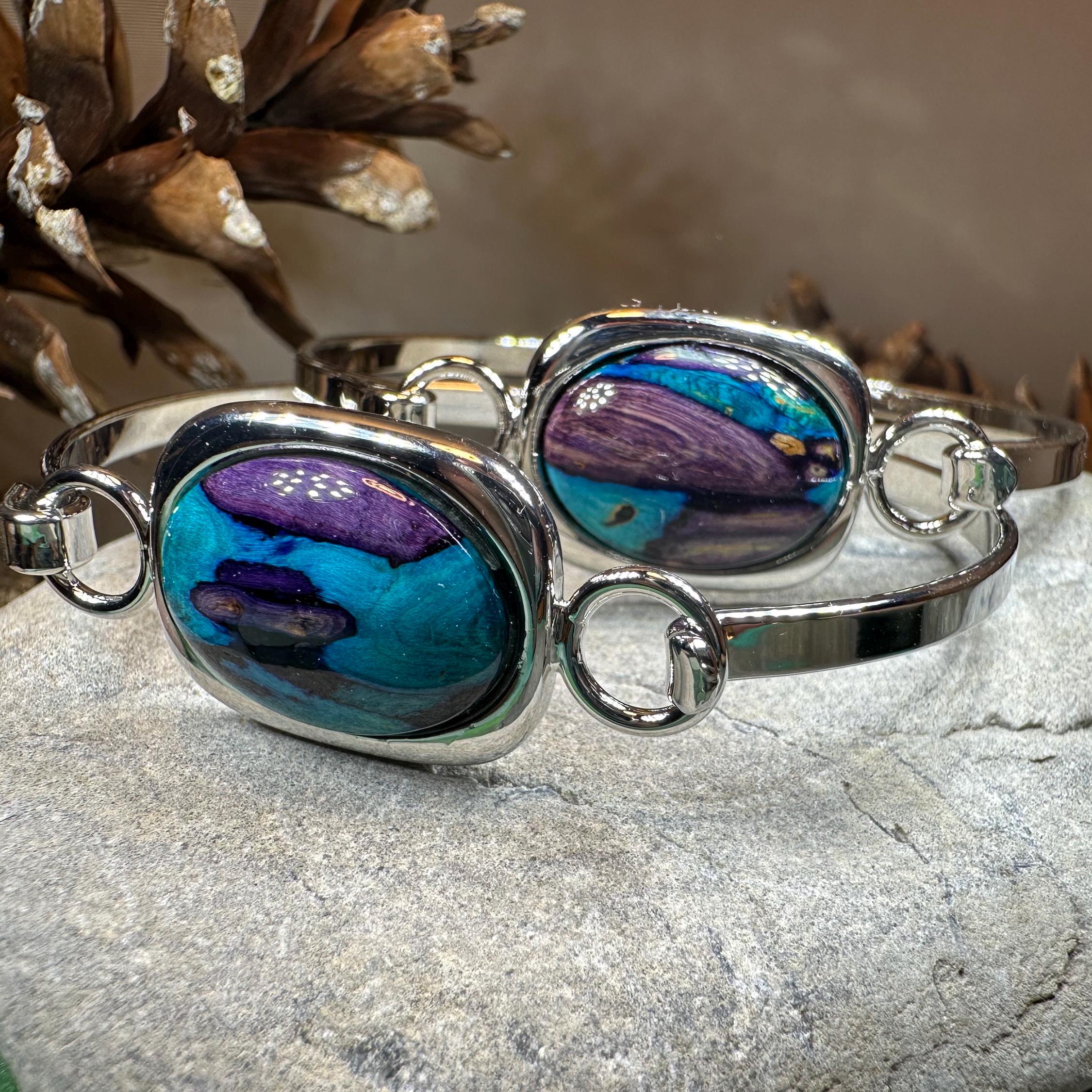 Square Scotland Heathergems Bracelet - Handmade in Scotland