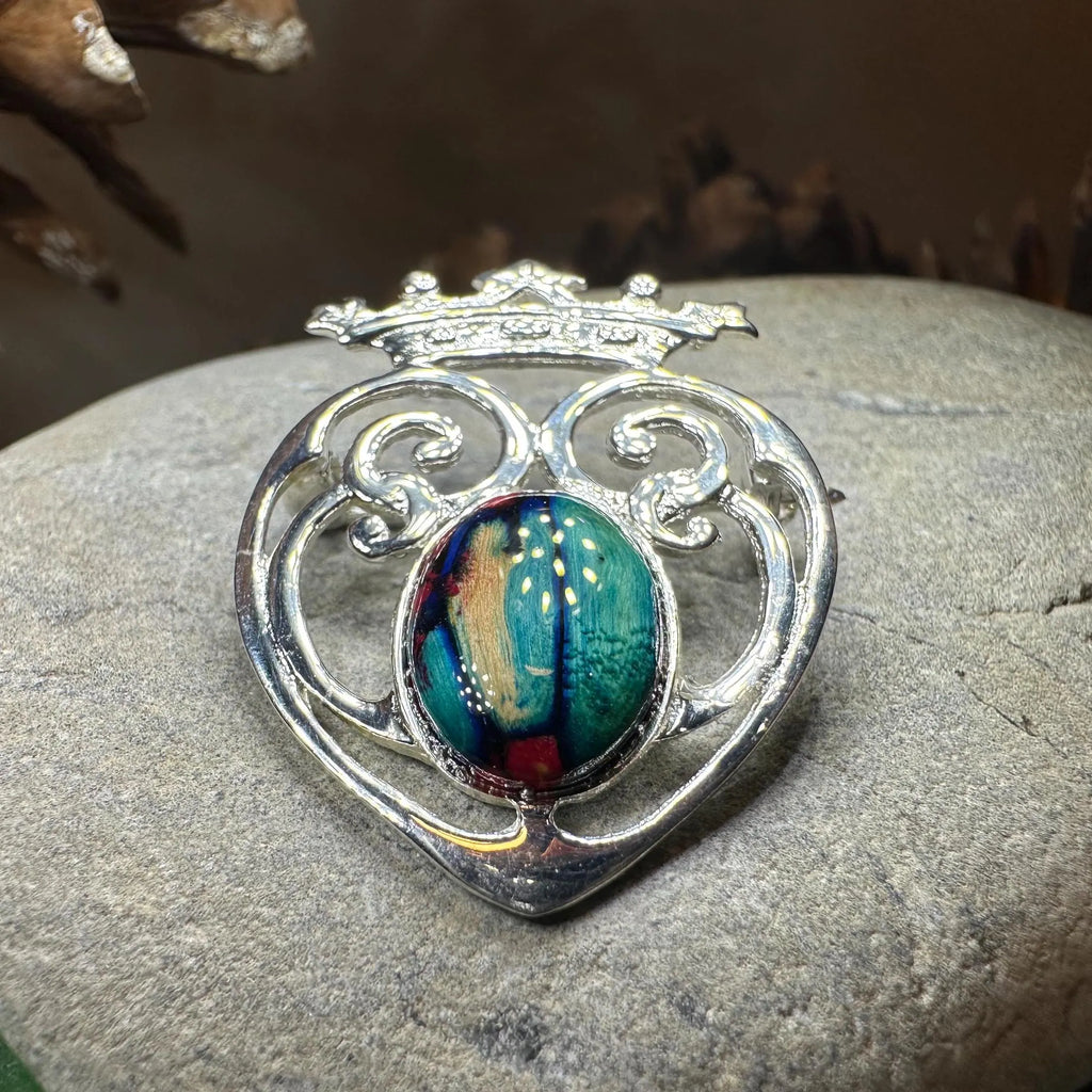 Heathergems Luckenbooth Brooch - Handmade in Scotland